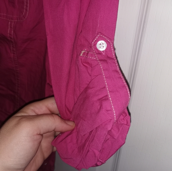 3/60$🧥 Tommy Hilfiger Pink button down shirt S - Picture 5 of 9